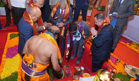 Icon for CJI laying foundation stone for Construction of New High Court at Rajendranagar -27-03-2024